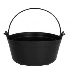 Kociołek Wiedźmy Czarownicy Pirata Wiaderko na Cukierki 22 cm Halloween Andrzejki