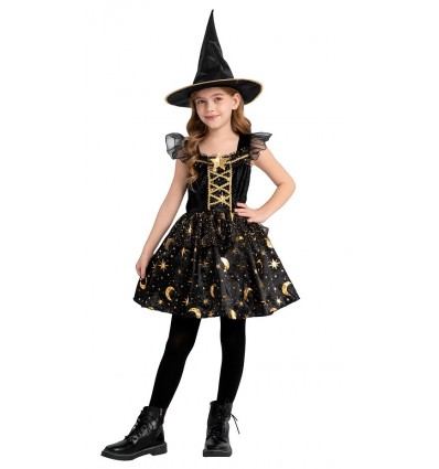 Zestaw dla dzieci Czarna Czarownica, HALLOWEEN