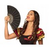 Wachlarz Czarny Granada Hiszpanki Flamenco WYPRZEDAŻ