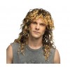 PERUKA MĘSKA KRĘCONE WŁOSY KEITH, BRĄZOWE LOKI