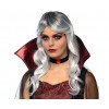 Peruka Siwa Gotycka Wampirzyca HALLOWEEN HORROR