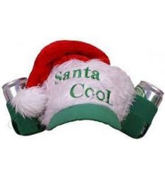 Czapka Świętego Mikołaja "Santa Cool" 30 x 40 cm WYPRZEDAŻ