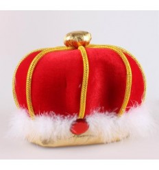CZAPKA MIĘKKA KRÓLA LUX KORONA KLEJNOT