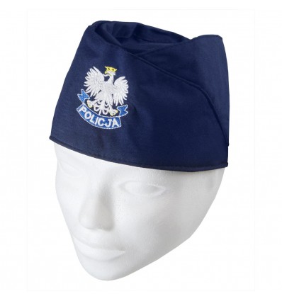 CZAPKA FURAŻERKA GRANATOWA POLICJA POLICJANT BAL