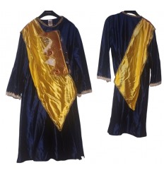 Strój Króla Granatowo Złoty plus Korona Trzech Króli rozmiar 110