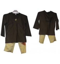 Strój Pastuszka Ciemny Zielony Jasełka Przedstawienie rozmiar 110/116