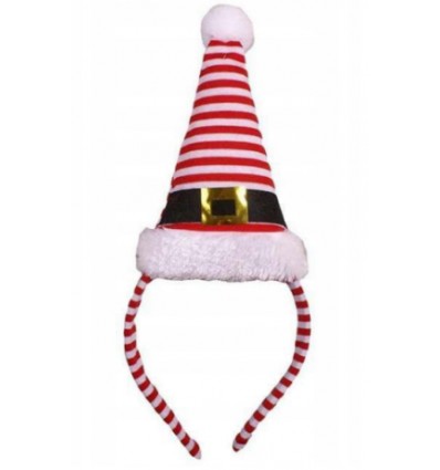OPASKA Z CZAPKĄ ŚNIEŻYNKI W PASKI ŚWIĘTA MIKOŁAJKA