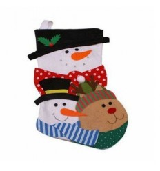 Skarpeta świąteczna "Bałwan i przyjaciele"