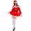 Czerwony Strój dla Kobiet Mikołajka Uniwersalny