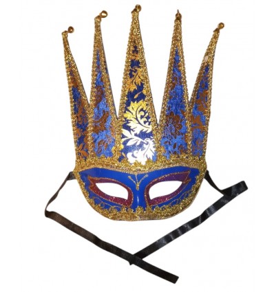 Maska Wenecka Pierrot  Karnawałowa na Oczy WYPRZEDAŻ