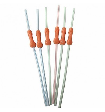 Słomki Willy 6 szt.Wieczór Panieński WYPRZEDAŻ