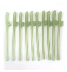 Słomki Willy 10 szt.Wieczór Panieński Świecące w Ciemności WYPRZEDAŻ