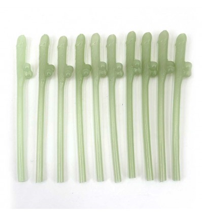 Słomki Willy 10 szt.Wieczór Panieński Świecące w Ciemności WYPRZEDAŻ