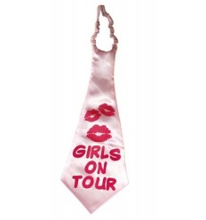 Krawat Jasny Róż Girls On Tour Wieczór Panieński 59 cm WYPRZEDAŻ