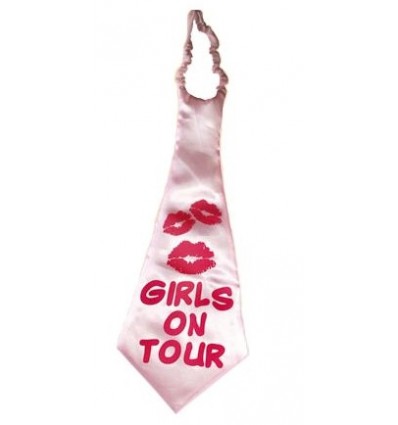 Krawat Jasny Róż Girls On Tour Wieczór Panieński 59 cm WYPRZEDAŻ