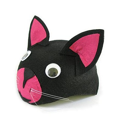 CZAPKA FILCOWA KOTEK KOT FILEMON KOCUR CZARNA PANTERA