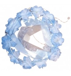 Wianek na Głowę,Niebieskie Kwiatki Wiosna Lato WYPRZEDAŻ