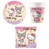 Zestaw Urodzinowy HELLO KITTY I KUROMI 36 el