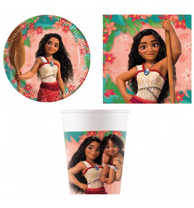 Zestaw Urodzinowy Vaiana, Moana 36 el