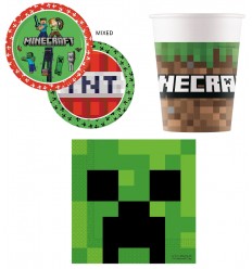 Zestaw Urodzinowy Minecraft 36 el