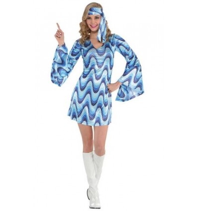 Strój Disco Damski M/L Kostium Lata 70