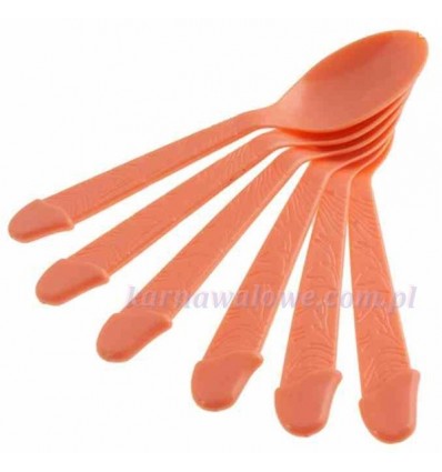 Łyżeczki Willy Wieczór Panieński 6 szt WYPRZEDAŻ