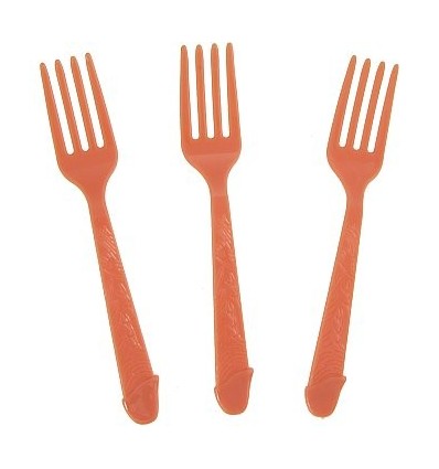 Widelce Willy Wieczór Panieński 6 szt WYPRZEDAŻ