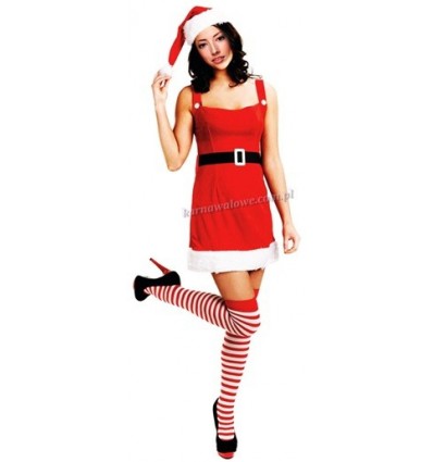 Strój Pani Mikołajowa Boże Narodzenie Mikołajka S