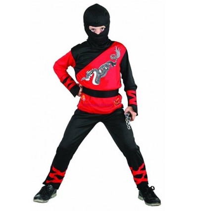 Strój Ninja Czerwony