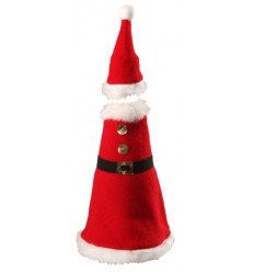 UBRANKO NA BUTELKĘ PANI MIKOŁAJ ŚWIĘTA 2 ELEMENTY