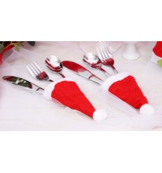 CZAPECZKI MIKOŁAJA MINI 7x10 cm OZDOBA STOŁU