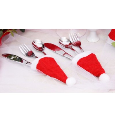 CZAPECZKI MIKOŁAJA MINI 7x10 cm OZDOBA STOŁU