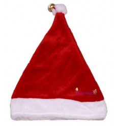 CZAPKA MIKOŁAJA PLUSZOWA roz. S 26x40 cm ŚWIĘTA