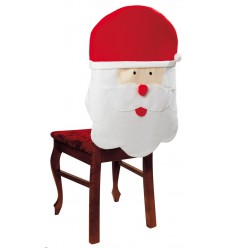 Świąteczny pokrowiec na krzesło "Mikołaj"