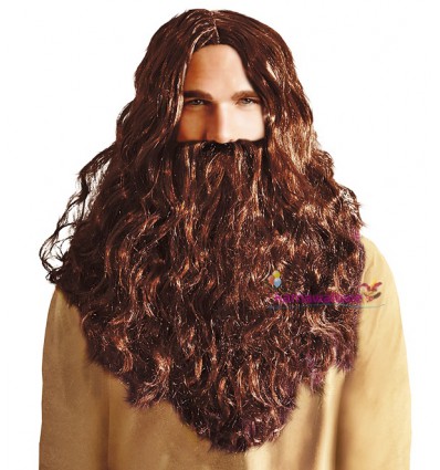 PERUKA JÓZEF Z BRODĄ JASEŁKA SZOPKA ŚWIĘTA BAL